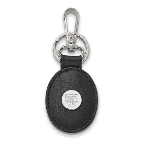 SS University of Tennessee Black Leather Lady Volunteers Key Chain