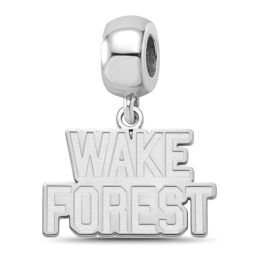 SS Wake Forest University W-F Deacon Small Dangle Bead