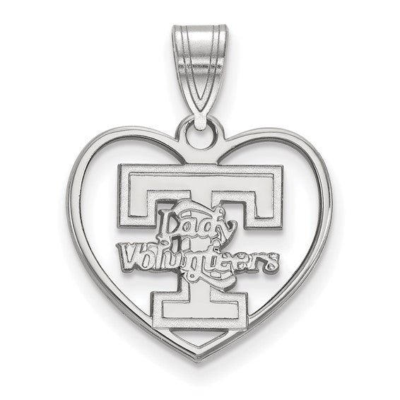 SS University of Tennessee Lady Volunteers Pendant in Heart