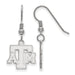 SS Texas A and M University T-A-M Small Dangle Wire Earrings