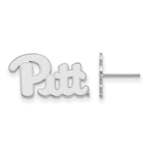 10kw University of Pittsburgh Small Pitt Post Earrings