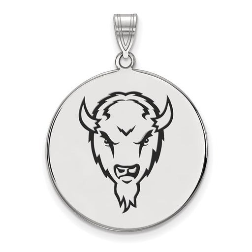 SS Marshall University XL Enamel Bison Disc Pendant