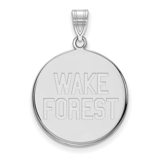 10kw Wake Forest University Large WF w/deacon Disc Pendant