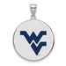 SS West Virginia University Large Enamel Disc Pendant