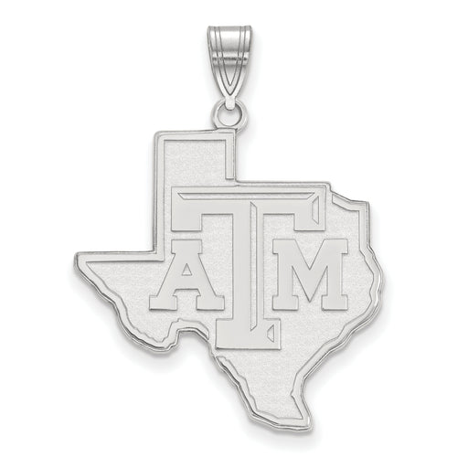 SS Texas A and M University State Outline Extra Large Pendant