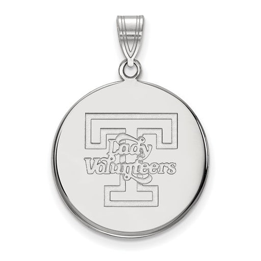 14kw University of Tennessee Large Lady Volunteers Disc Pendant