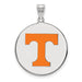 SS University of Tennessee XL Enamel Volunteers Disc Pendant