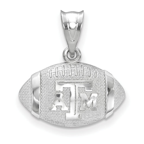 SS Texas A and M University T-A-M Domed Football Pendant