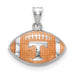 SS University of Tennessee Enameled Football Pendant