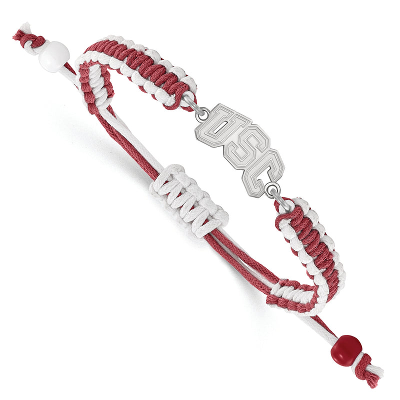 Stainless Steel LogoArt University of Southern California Adjustable Cord B