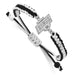 Stainless Steel NHL LogoArt LA Kings Adjustable Cord Bracelet