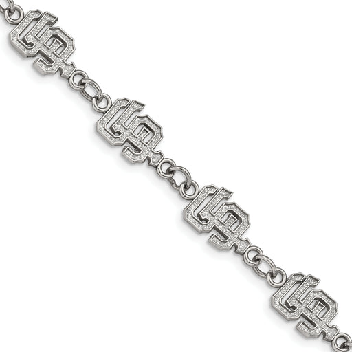 Stainless Steel Major League Baseball LogoArt San Francisco Giants w/1.5in ext Bracelet
