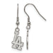 Stainless Steel Major League Baseball LogoArt Los Angeles Dodgers Dangle Earrings