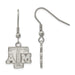Stainless Steel LogoArt Texas A and M University T-A-M Dangle Wire Earrings