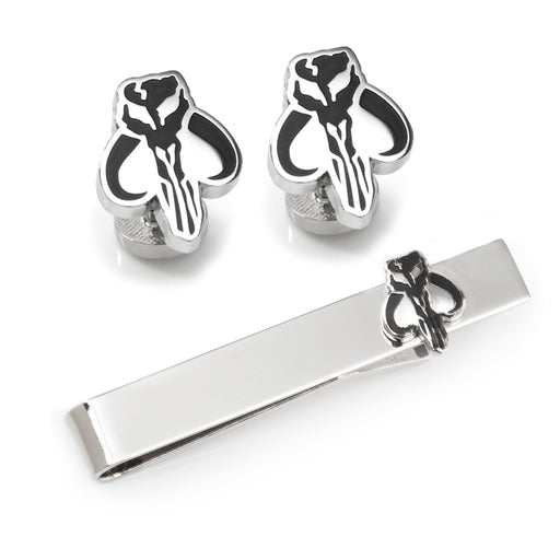 The Mandalorian Cufflinks and Tie Bar Gift Set