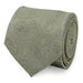 Yoda Paisley Sage Green Silk Men's Tie