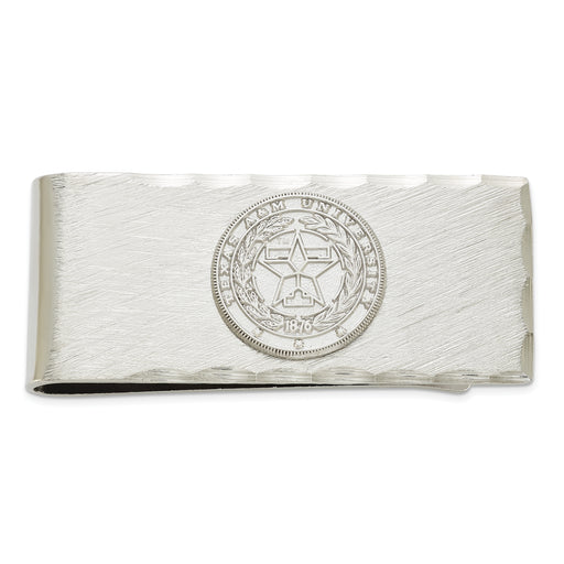 Sterling Silver Collegiate Texas A&M University Money Clip