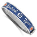 Stainless Steel MLB Detroit Tigers Crystal & Enamel Hinged Bracelet