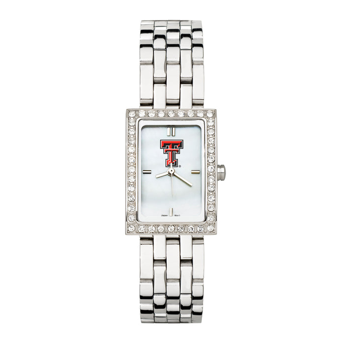 TEXAS TECH UNIV LADIES ALLURE WATCH STAINLESS STEEL