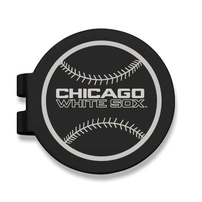 CHICAGO WHITE SOX BLACK PREVAIL ENGRAVED MONEY CLIP