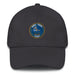 A dark grey Seal Team 4 Hat with the logo on the front.  The hat has a curved visor and an adjustable strap at the back.