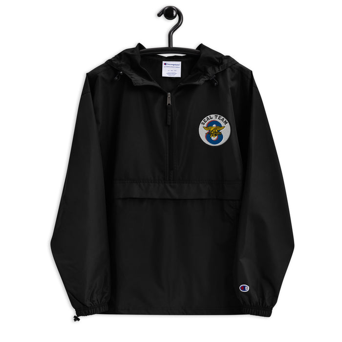 Navy Seal Team 8 Embroidered Champion Packable Jacket