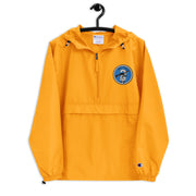 Navy Seal Team 2 Gold Champion packable jacket with a detailed embroidered logo