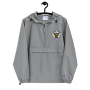 Navy Seal Team 5 Graphite Champion packable jacket with a detailed embroidered logo