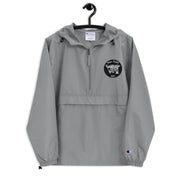 Navy Seal Team 6 Graphite Champion packable jacket with a detailed embroidered logo
