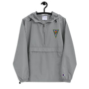 Navy Seal Team 7 Graphite Champion packable jacket with a detailed embroidered logo