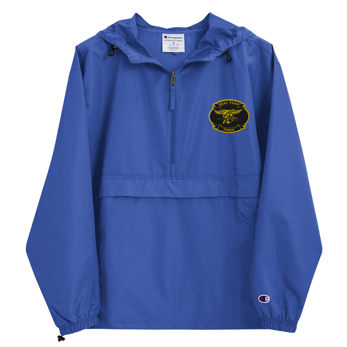 Navy Seal Team 3 Embroidered Champion Packable Jacket