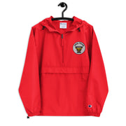 Navy Seal Team 5 Scarlet Champion packable jacket with a detailed embroidered logo