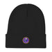 Navy Seabees Embroidered Beanie - Black