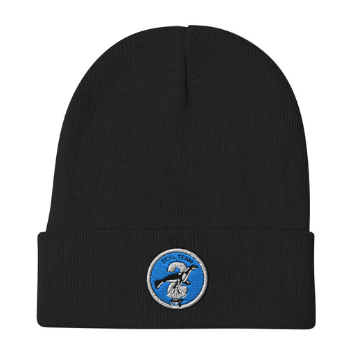 Seal Team 2 Embroidered Beanie - Black