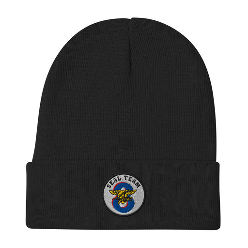 Seal Team 8 Embroidered Beanie - Black