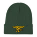 Navy Seals Embroidered Beanie - Dark Green