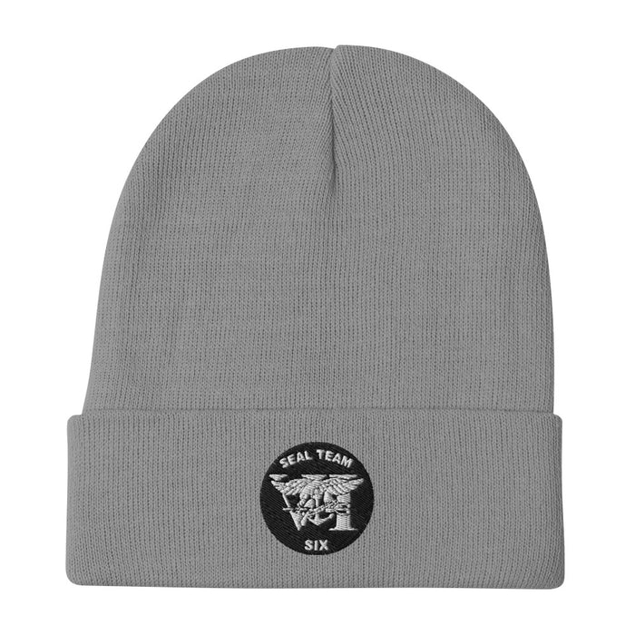 Seal Team 6 Embroidered Beanie - Gray