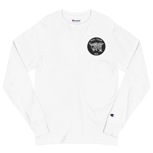 Seal Team 6 Men's Champion Long Sleeve Shirt - White