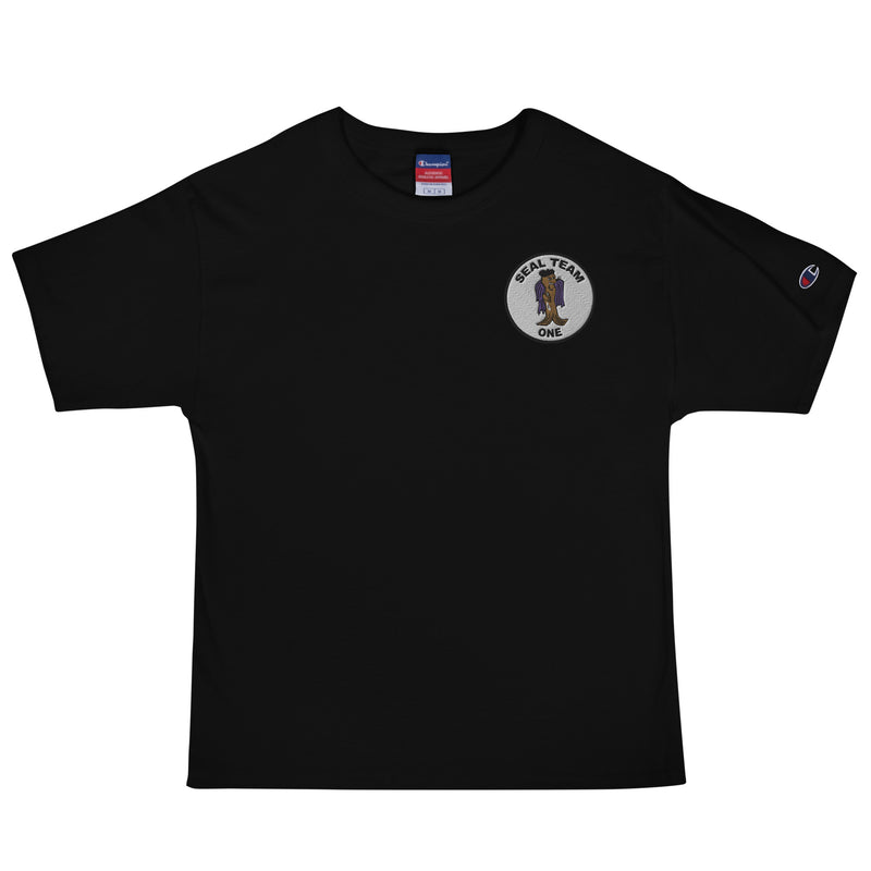 Seal Team 1 Men's Champion T-Shirt - Black