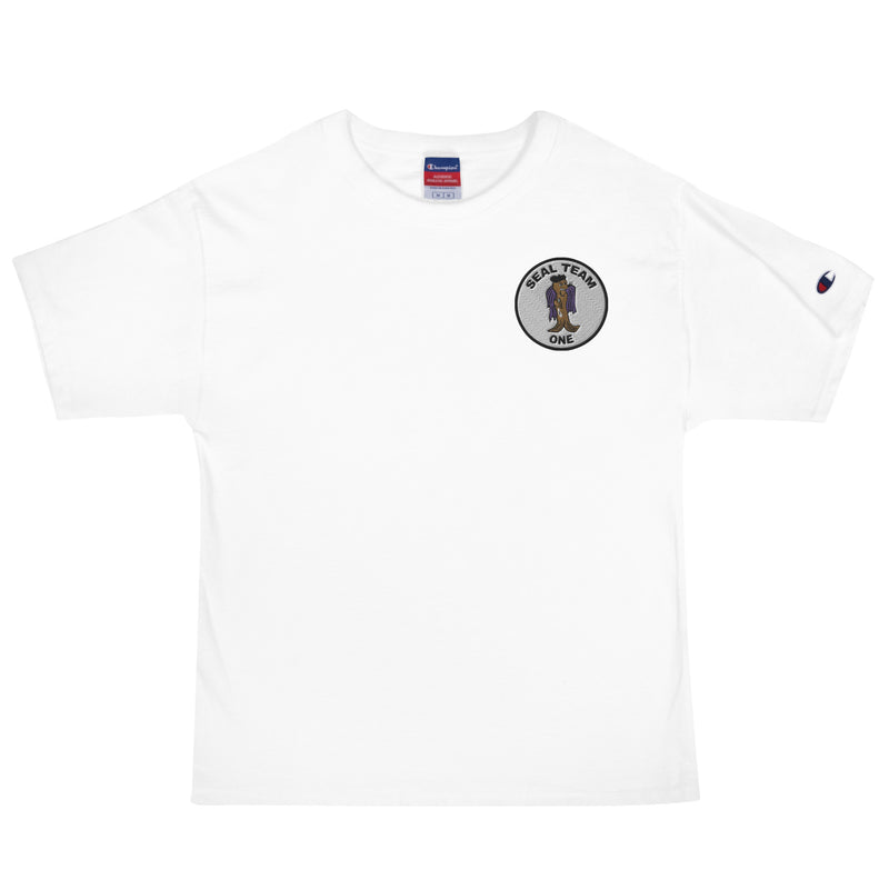 Seal Team 1 Men's Champion T-Shirt - White
