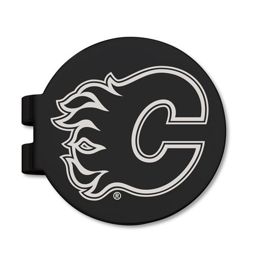 CALGARY FLAMES BLACK PREVAIL ENGRAVED MONEY CLIP