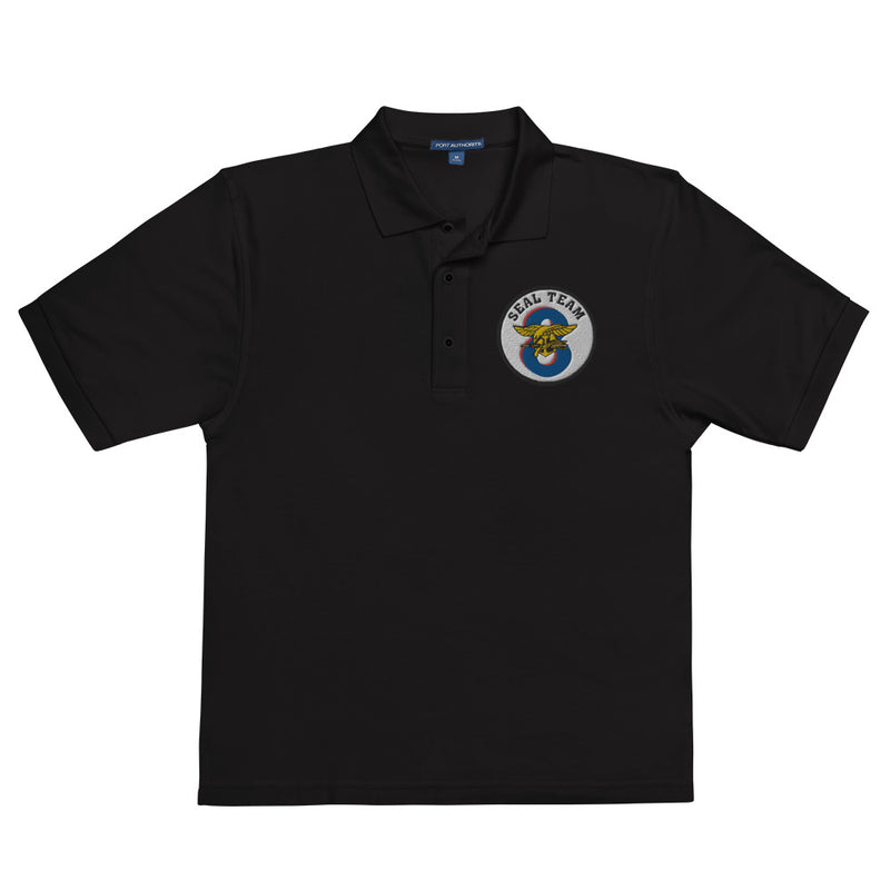 Seal Team 8 Premium Polo Shirt - Black