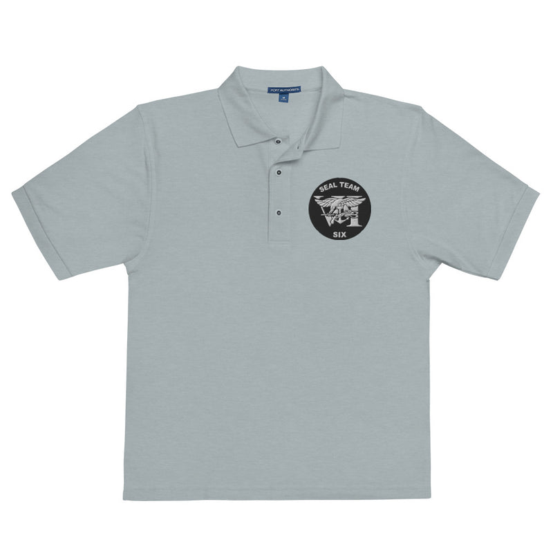 Seal Team 6 Premium Polo Shirt - Cool Heather