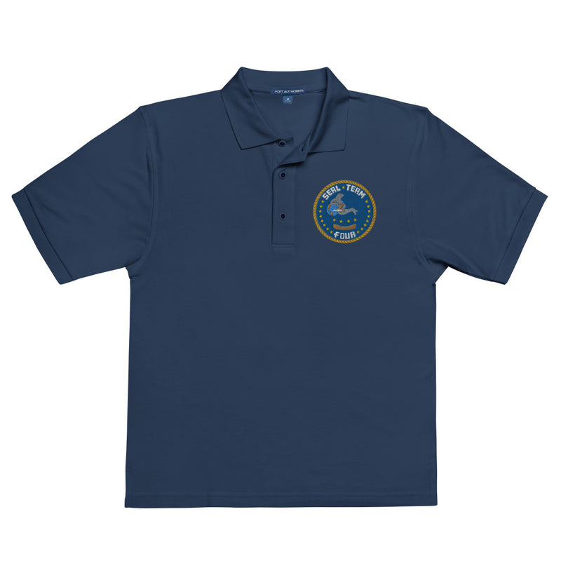 Seal Team 4 Premium Polo Shirt - Navy