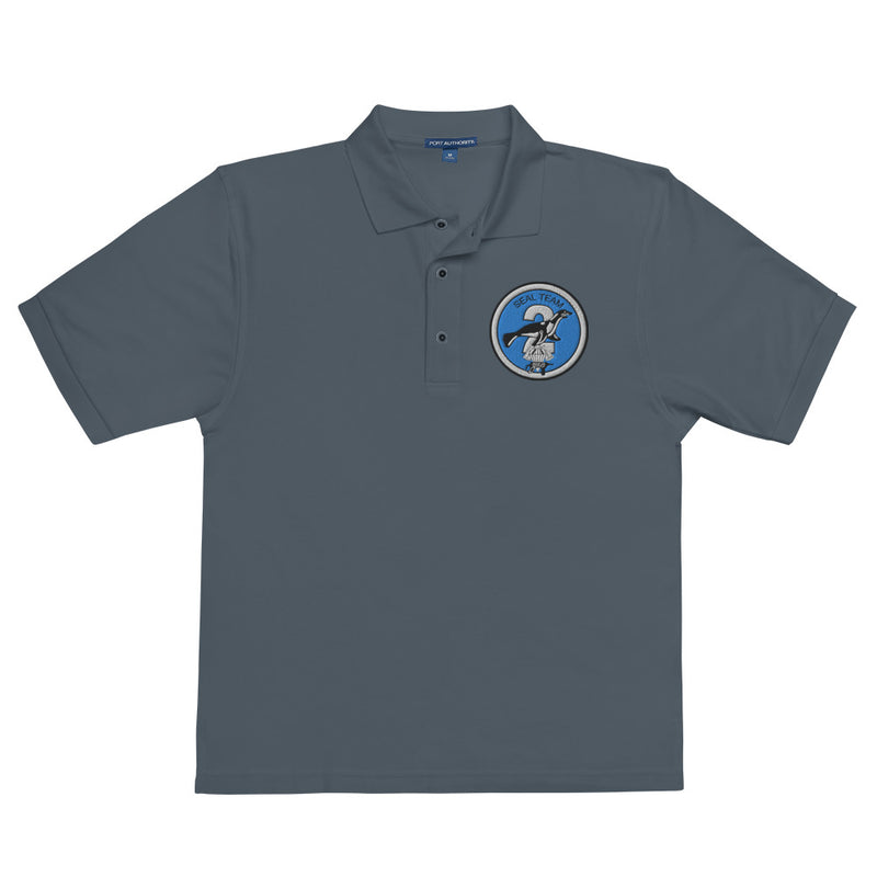 Seal Team 2 Premium Polo Shirt - Steel Grey