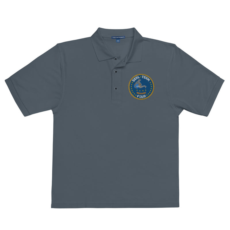 Seal Team 4 Premium Polo Shirt - Steel Grey