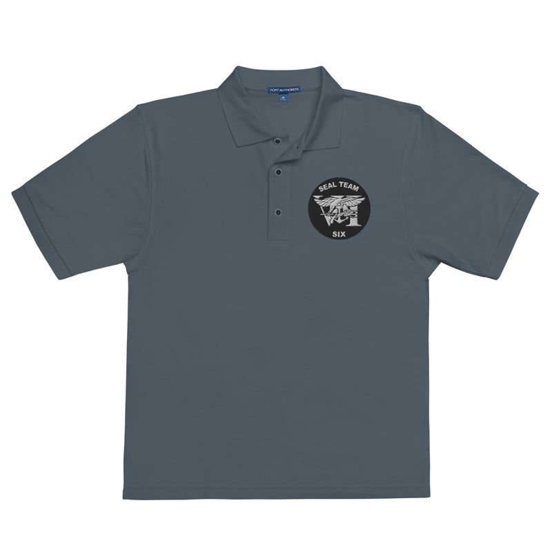 Seal Team 6 Premium Polo Shirt - Steel Grey