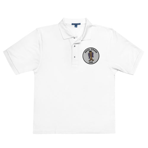 Seal Team 1 Premium Polo Shirt - White