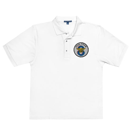 Seal Team 8 Premium Polo Shirt - White