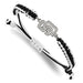 Stainless Steel Major League Baseball  San Diego Padres S-D Adjustable Cord Bracelet